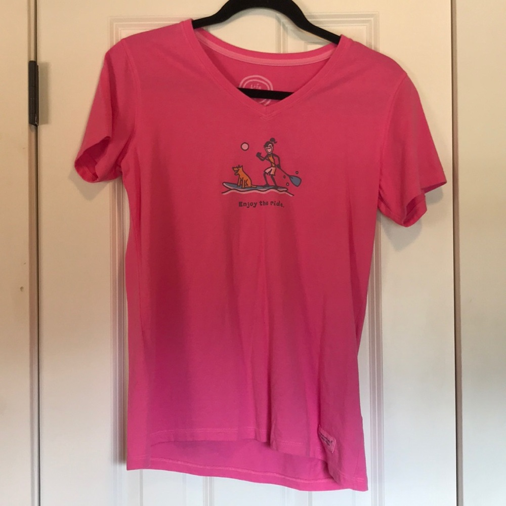 Life Is Good Classic Fit V-Neck Tee